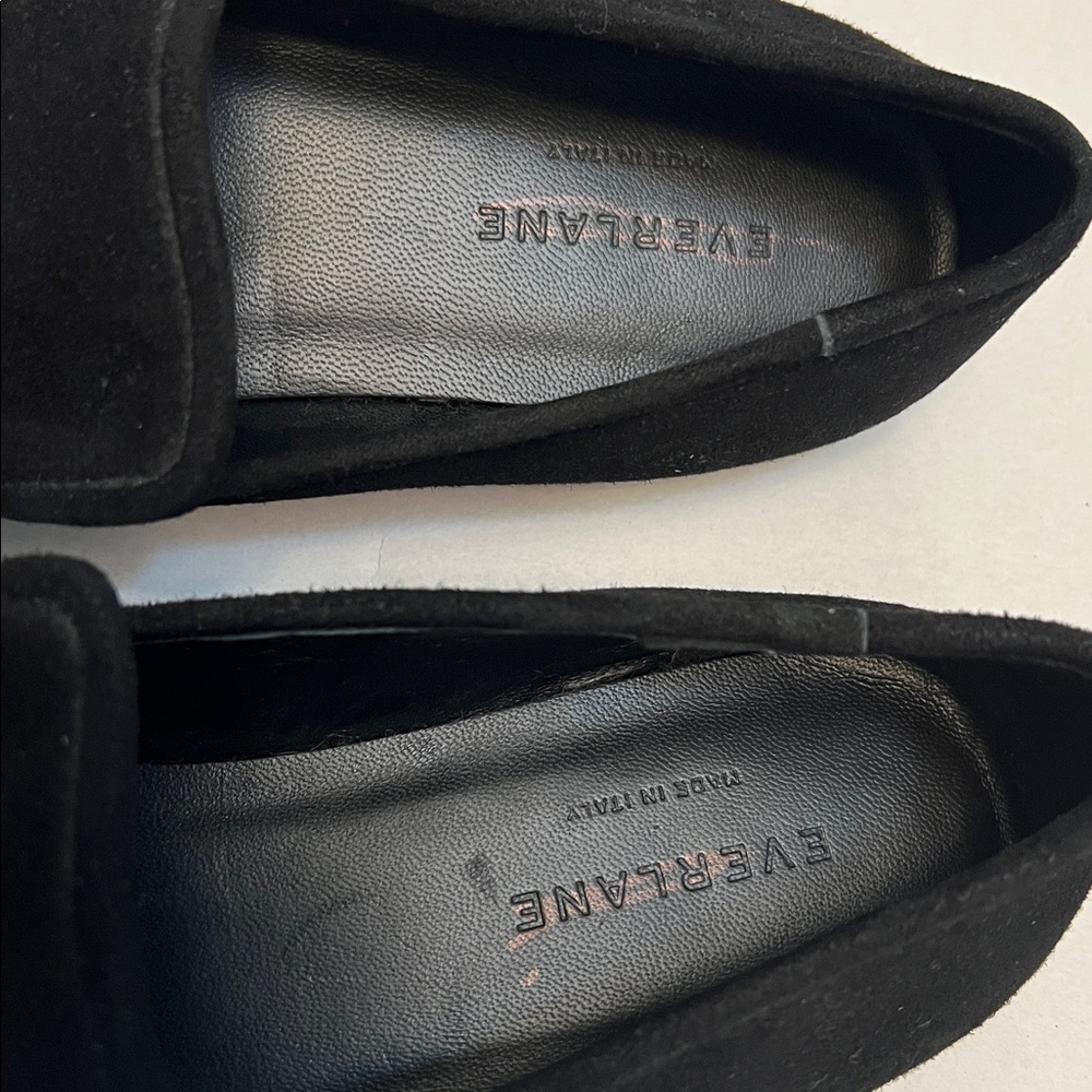 EVERLANE THE DAY LOAFER ITALIAN LOAFER IN BLACK SUEDE SIZE 7 - Picture 8 of 16